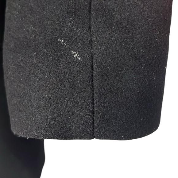 Wilfred Aritzia Wool Cashmere Italy Cocoon Coat Black XXS Minimalist Winter Chic - Picture 7 of 7